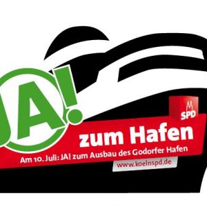 JA zum Hafenausbau Godorf