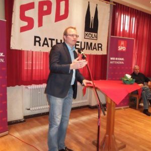 Jochen Ott beim Frühjahrsempfang in Rath/Heumar