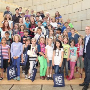 landtagsbesuch schulgruppe