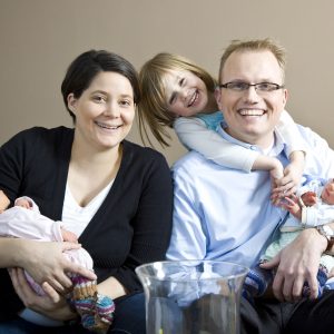 Luise, Julia, Paula, Jochen und Carla Ott