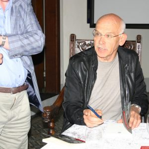 Jochen Ott im Gespräch mit Günter Wallraff, Klosterkapelle Porz-Zündorf