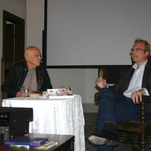 Jochen Ott im Gespräch mit Günter Wallraff, Klosterkapelle Porz-Zündorf