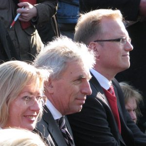mit wowereit am weiher